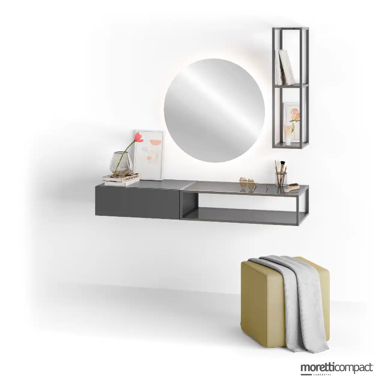 Specchiera Moonlight, Airframe e Wallbox sospesi