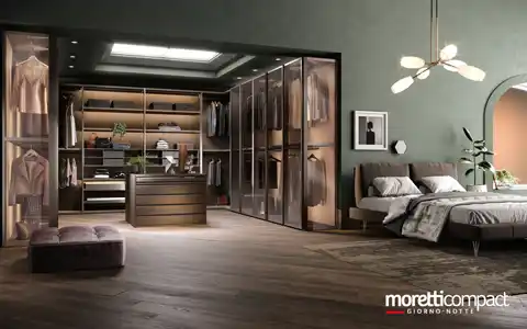 Cabina telaio con ante vetro