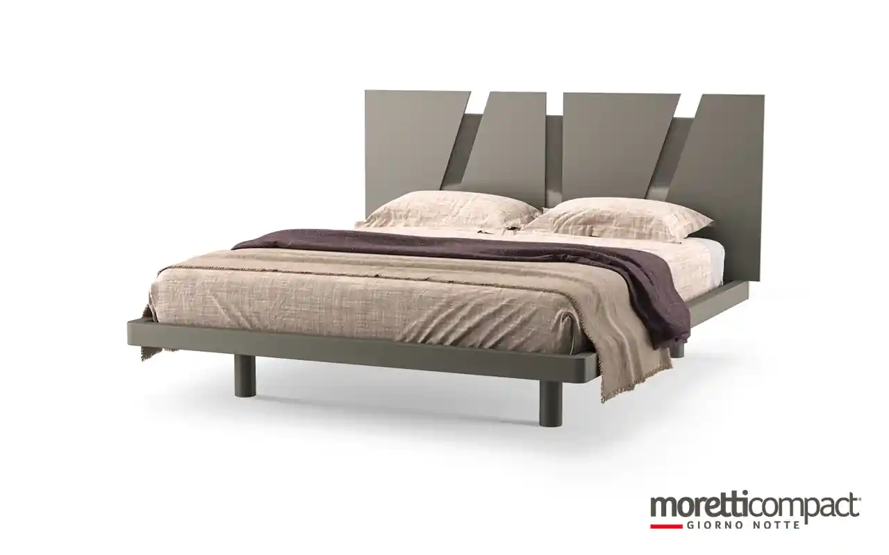 Letto Altair con pannelli geometrici