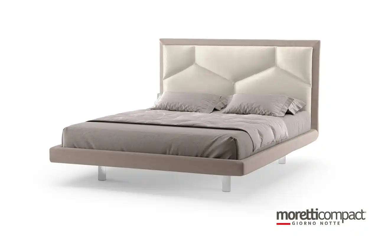Letto Alcor con testata imbottita