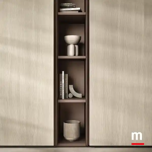 Libreria in profondità 40 cm.