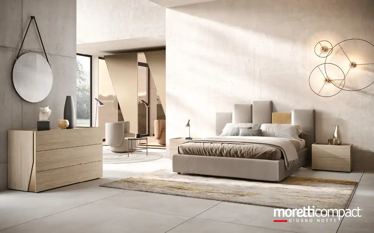 Camera con letto Puzzle con pannelli imbottiti